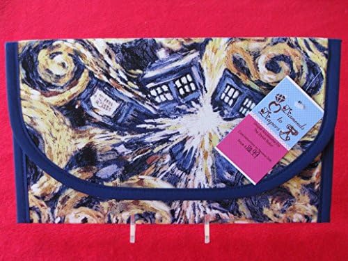 Doctor Who Exploding Tardis Diaper and Wipes Case Holder Clutch Pouch Bag