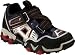 Skechers Boys' Supercharger Nucleons Velcro Shoes,Navy/Black,1.5 M