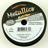Soft Flex HEAVY Gauge 0.024 Inch Diameter Beading Wire - Copper