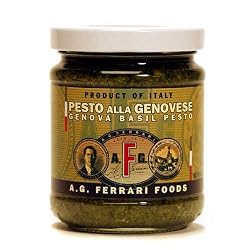 Natural Basil Pesto from Genova (Pesto Genovese)