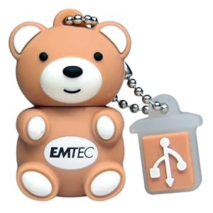 EMTEC M311 Animal Series 4 GB USB 2.0 Flash Drive (Teddy Bear)