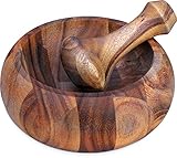 Ironwood Gourmet, Acacia Wood, 3.25-inch by 6-inch Mortar & Pestle