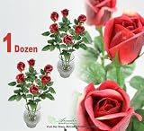 12 Pieces 26" Rose Bud Artificial Silk Flower Sprays