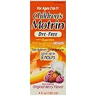 Motrin Children's DyeFree Pain Reliever and Fever Reducer, 4 Fluiduid Ounce