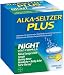 Alka Seltzer Plus Night-Time Cold Medicine Effervescent Tablets, Soothing Lemon, 20-Count Boxes (Pack of 3)
