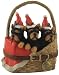 3.25" American Kennel Club Yorkies in a Basket Dog Christmas Ornament