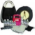 Spray Tanning Start Up Kit, Latest Pink TS20 Unit, Black Tent, 7 Bottles of LA Tan Solution, Disposables, Barrier Cream + FREE Shipping