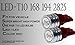 ABL 2PC T10 BRIGHT Red LED HIGH POWER Bulbs 194 2825 168 Factory Replace