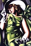 IMAGE OF Jeune Fille Vert Finest LAMINATED Print Tamara De Lempicka 24x36