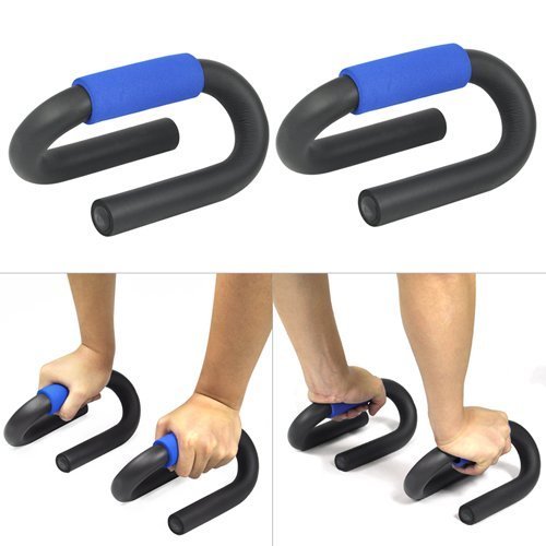 Accessotech 2 x Push Up Bars Stand Pull Press Bar Foam Handle Home Exercise Pushup 4 Chest Arms