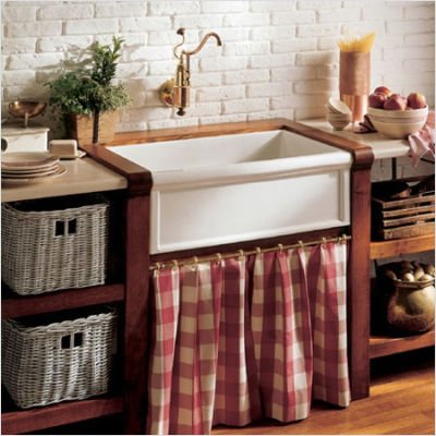 Bundle-86 Luberon Fireclay Farm House Sink Finish: French Ivory