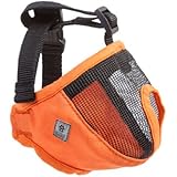 Canine Friendly Short Snout Dog Muzzle, Small, Orange