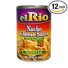 El Rio Regular Nacho Cheese Sauce with Jalapeno Peppers, 15-Ounce Units (Pack of 12)