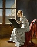 Oil Painting 'Marie-Denise Villers-Portrait Of A Young Woman Drawing,1801' Printing On Perfect Effect Canvas , 10x13 Inch / 25x32 Cm ,the Best Kitchen Artwork And Home Artwork And Gifts Is This Imitations Art DecorativeCanvas Prints
