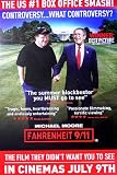 Fahrenheit 9/11 Michael Moore & Pres Bush 20x30 Poster