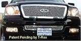 T-Rex | 70556 | 2005 | Lincoln Mark LT | Hybrid Series Grille - CNC 3D Cut Aluminum Billet Grille Framing - with Wire Mesh - Polished - Flush Mount - Fits All Models