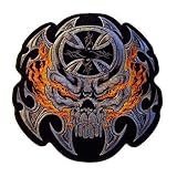 Patch Skull Blades 10x10cm