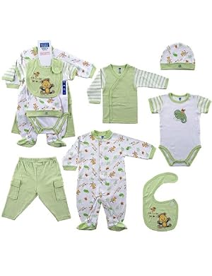 Hudson Baby 6-Piece Rainforest Layette Set