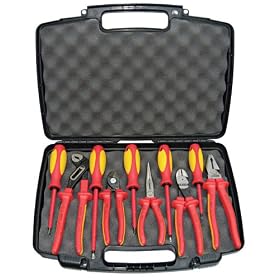 Knipex 989830US 10 -Piece Insulated Industrial Tool Set by Knipex