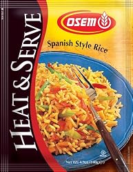 Osem Heat & Serve, Spanish Style Rice Mix, 4.9-Ounce Packages (Pack of 12)