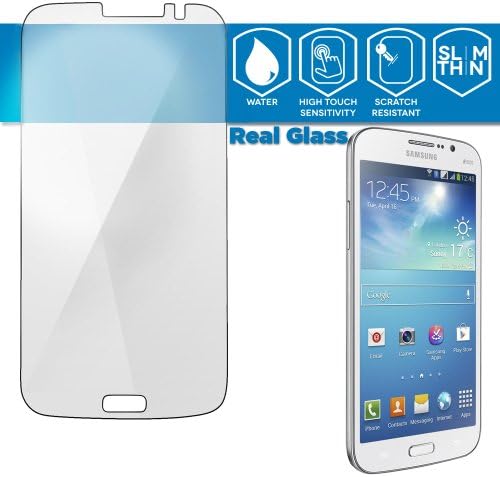 HERO GLASS 0.18mm Tempered Glass Screen Protector for Samsung Galaxy Mega 6.3 (Made From Real Flexible Glass, Shatterproof, 2.5d Rounded Edges and Oleophobic Coating)