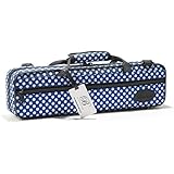 Beaumont Blue Polka Dot C-Foot Flute Box Case