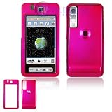 Rose Pink Solid Snap-On Cover Hard Case Cell Phone Protector for Samsung Behold T919