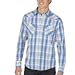 Mossimo® Western Shirt - Blue Plaid