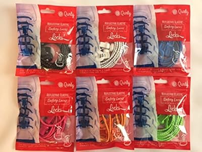 Reflective Elastic Safety Laces, Hassle Free Locks, Shoelace Locks, Athletes, Runners, Triathletes, Marathon, Half Marathon, Cross Country, No Tie, Fastening System, Stretch System, High Performance