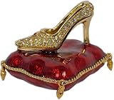 High Heel on Pillow Trinket Box