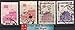Taiwan Stamps : 1964-75, 4 Regular Stamps - Used