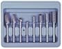 Astro Pneumatic 2181 Double Cut Carbide Rotary Burr Set with 1/4-Inch Shank