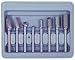 Astro Pneumatic 2181 Double Cut Carbide Rotary Burr Set with 1/4-Inch Shank