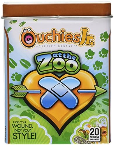 Ouchies Junior at The Zoo Adhesive Bandages, 20 Count