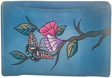 Genuine Leather Hand Painted Wallet Organizer Coin Purse Christmas Gift