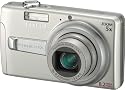 Fujifilm FinePix J50 Digital Camera - Silver (8.2MP, 5x Optical Zoom) 2.7" LCD