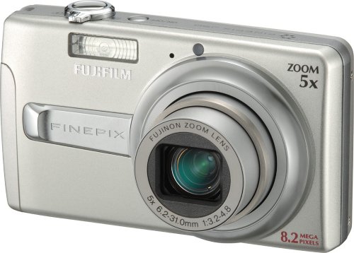 Fujifilm FinePix J50 Digital Camera - Silver (8.2MP, 5x Optical Zoom) 2.7 inch LCD