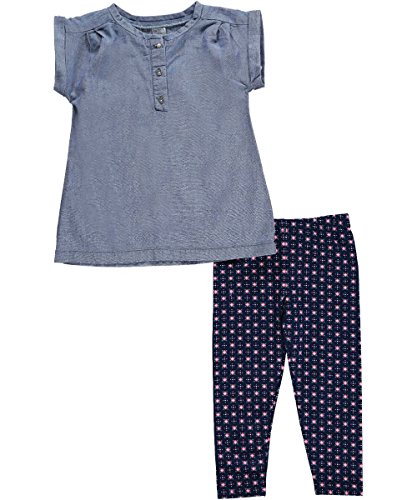 Carter's 2 Piece Set, Denim/Geo,