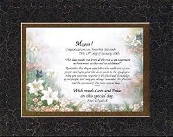 Personalized Poem for Bar Mitzvah - Congratulations on Your Bar Mitzvah Poem on 11 x 14 inches Double Beveled Matting