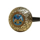 UnitedStatesArmyEmblemonBrassWalkingStickbyBridges
