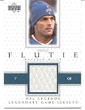 Doug Flutie 2000 Upper Deck Legends Legendary Jersey Card #LJDF Buffalo Bills