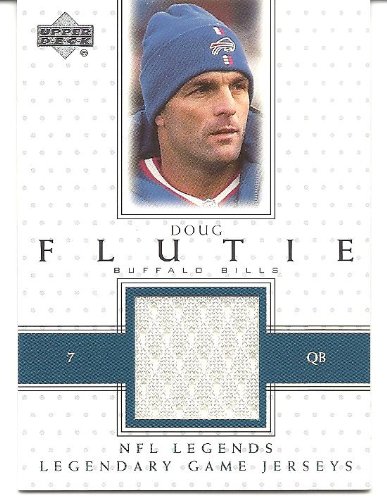 Doug Flutie 2000 Upper Deck Legends Legendary Jersey Card #LJDF Buffalo Bills