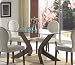 SAN VICENTE GLASS TOP DINING TABLE SET 5 PIECE MODERN
