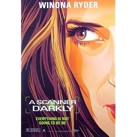 A SCANNER DARKLY ORIGINAL ADV POSTER 27X41 WINONA RYDER
