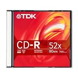 TDK CDR 52x 700MB 80min (1-Pack)