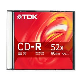TDK CDR  52x 700MB 80min (1-Pack)