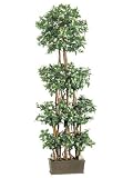 6' Artificial Mini Silk Ficus Wall Tree
