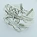 BESSKY Women's Infinity LOVE Heart Eiffel Tower Friendship Leather Charm Bracelet
