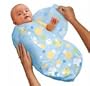 Kiddopotamus SwaddleMe Microfleece, Bubble Blue, Small