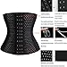 KSKshape Waist Tummy Trainer Body Shaper Corset Girdle Cincher Large Black